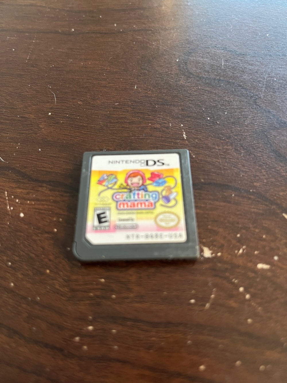 Nintendo DS Crafting Mama Game Card - Yellow Label